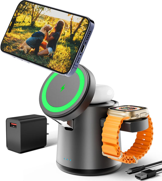 Fast 3-in-1 MagSafe Charger Dock - OKflyman