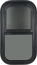 Vertical RV Window 12 in x 22 in Tinted Sliding Window - DOT Approved