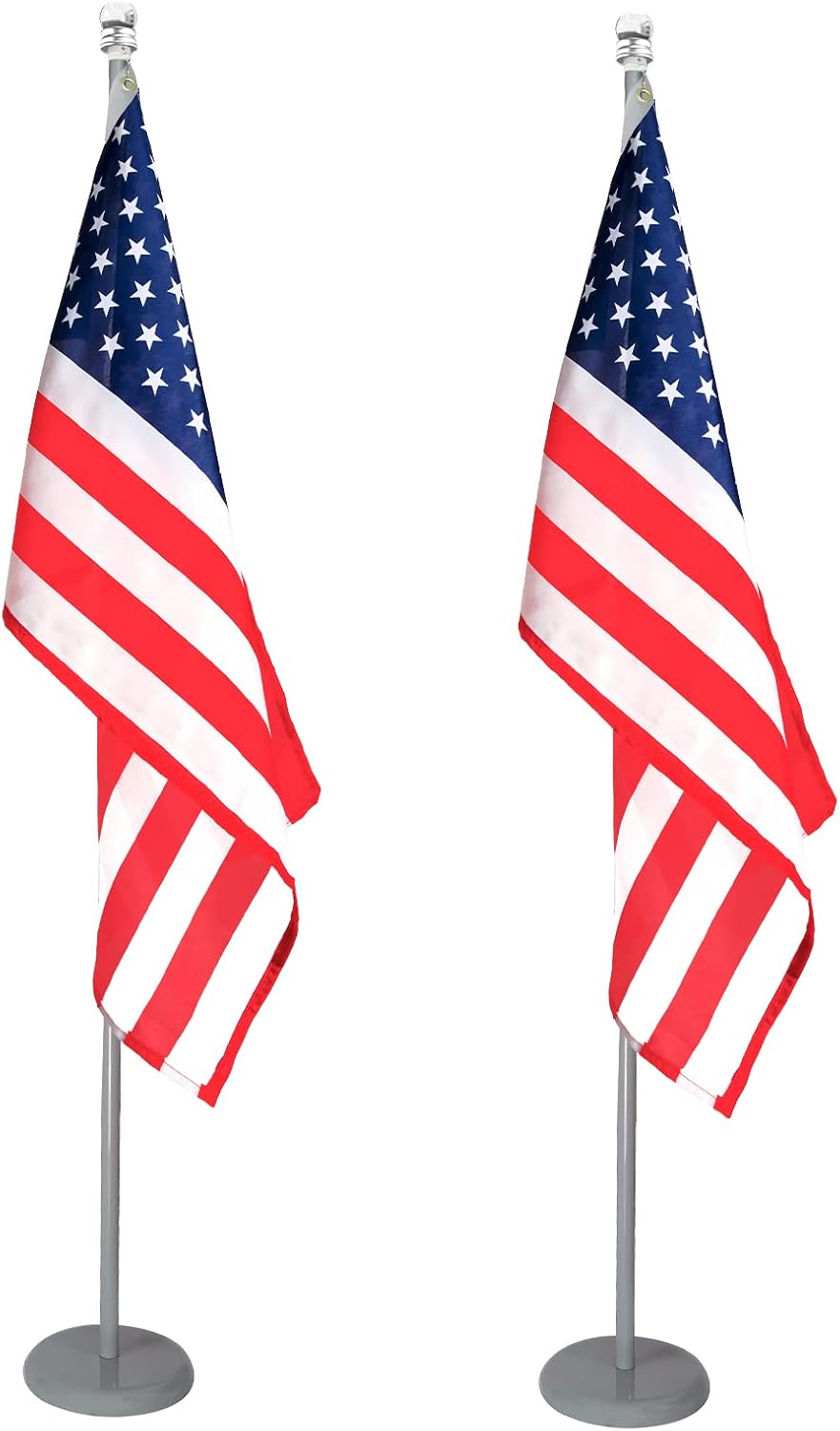 Indoor Telescoping Flag Pole Kit for Office and School Use