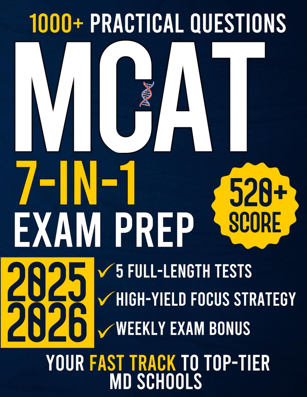 MCAT Exam Prep: All-in-One Guide with Practice Tests & Strategies