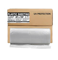 Aluf Plastics Sheeting UV Protection 20 ft x 100 ft - Heavy Duty 6 MIL
