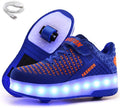 Light Up Roller Shoes for Kids with Rechargeable LEDs - Fun Outdoor