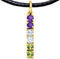 PRIDE Fashion Flags Pendant Necklace - Subtle Sterling Silver Pride 0