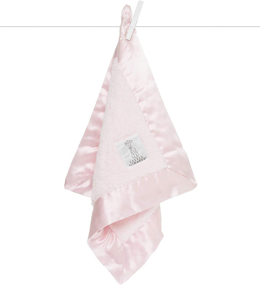 Little Giraffe Baby Blanket - Soft Satin Trimmed Stroller Blanket