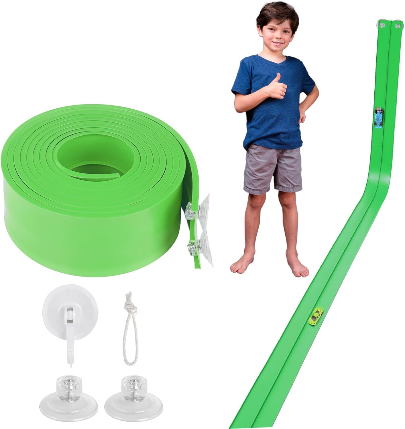 Flexible Race Car Track 15 Ft Starter Set for Creative Play