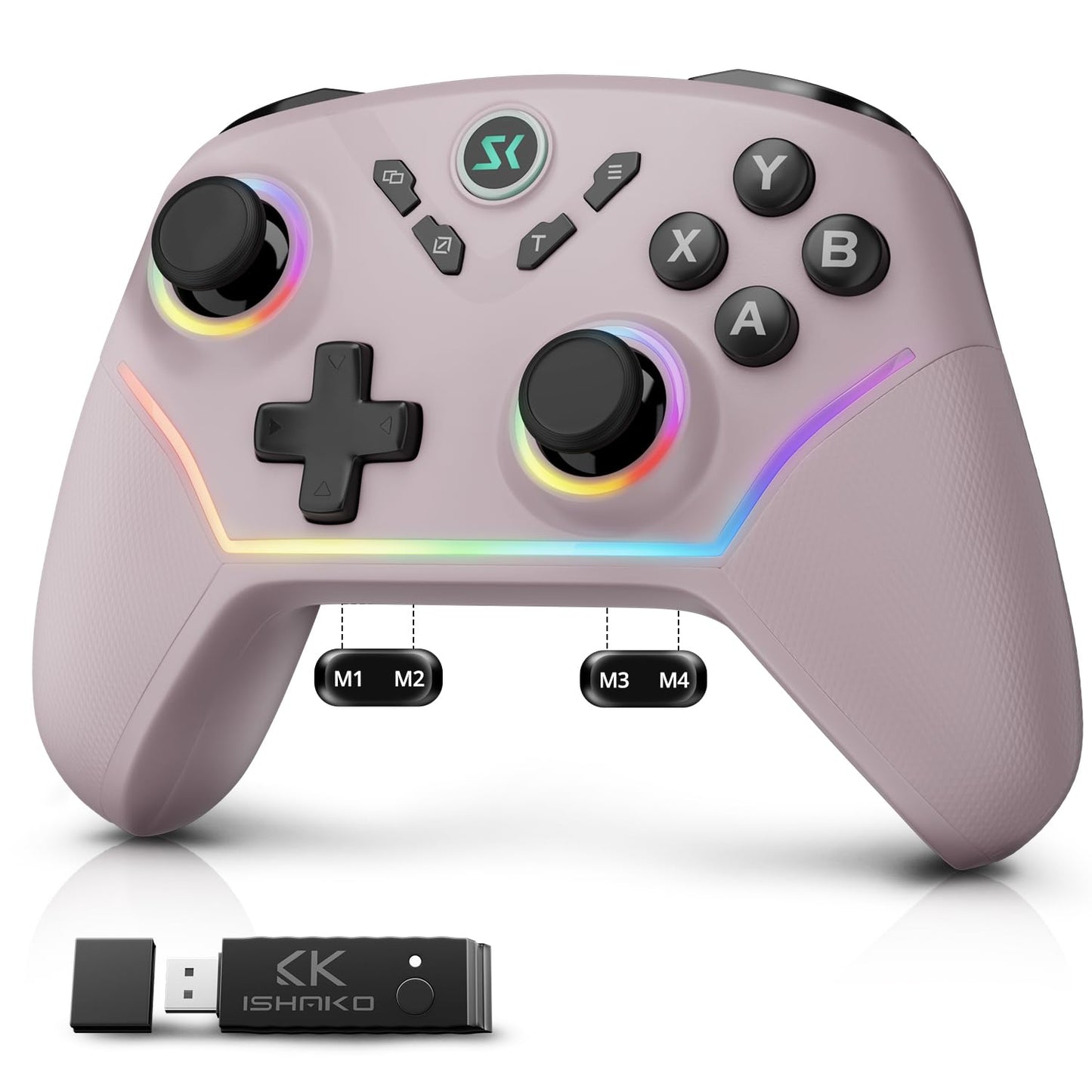 ISHAKO AG43 Wireless Gaming Controller for PC and Mobile Gaming
