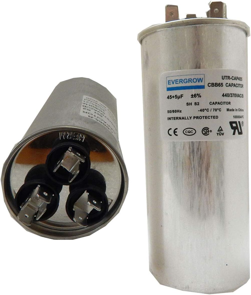Reliable Evergrow 45+5uF Dual Run Capacitor