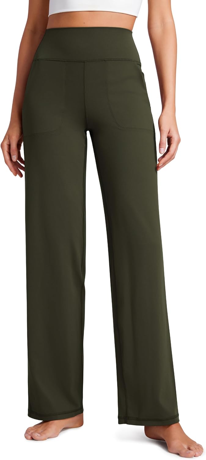 CRZ YOGA Womens Butterluxe High Waist Wide Leg Pants Review