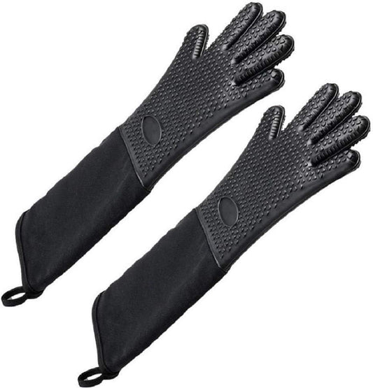 Durable & Heat Resistant Silicone Oven Mitts, 1 Pair