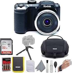 KODAK PIXPRO AZ252 Astro Zoom Digital Camera Bundle Review