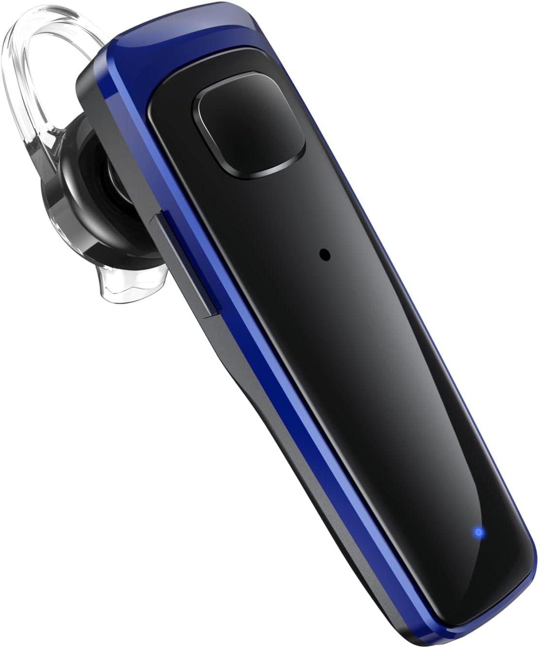Bluetooth Headset V5.0 Wireless Handsfree Earpiece with Dual Mic