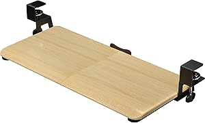BONTEC Small Keyboard Tray Under Desk for Space Saving
