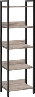 5-Tier Bookshelf Bookcase for Small Spaces - Compact Storage Solution