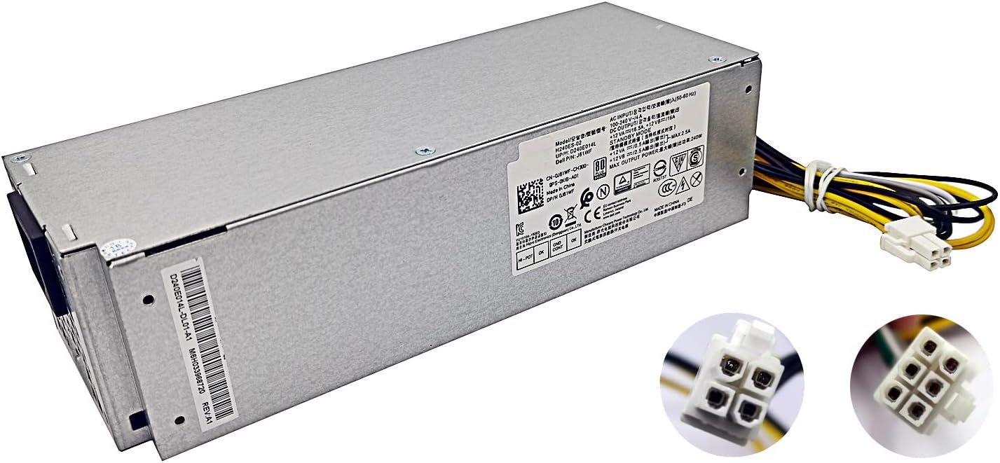240W Power Supply for Dell Optiplex 3050 5050 7050 Mini Tower