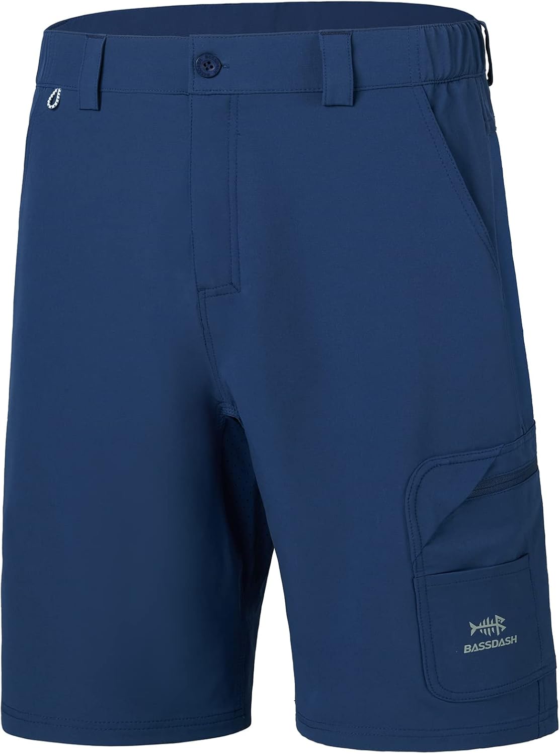 BASSDASH 10.5 Mens Fishing Cargo Shorts Quick Dry UPF 50