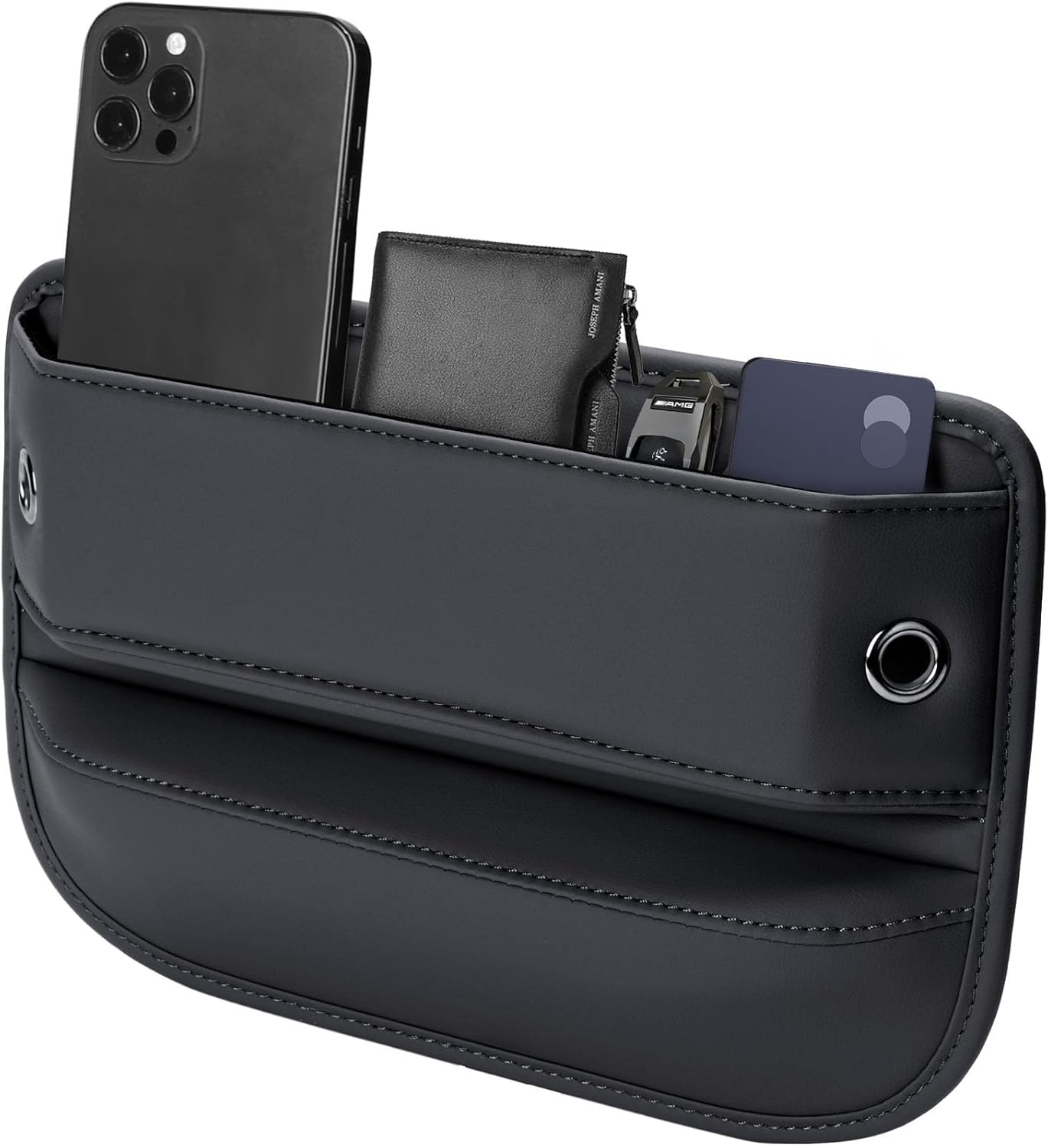 Premium Leather Car Gap Filler - Organize with Ease!