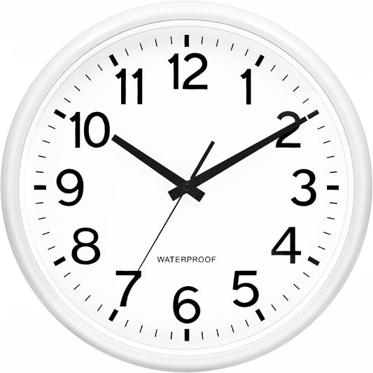 Caysie 16 Inch Waterproof Outdoor Clock for Home and Patio