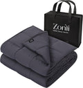 ZonLi Weighted Blanket for Adults 48in x72in 12lb - Cooling Heavy