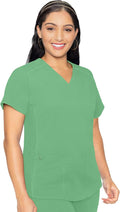 V-Neck Scrub Top for Women with 4 Pockets - Modern Fit