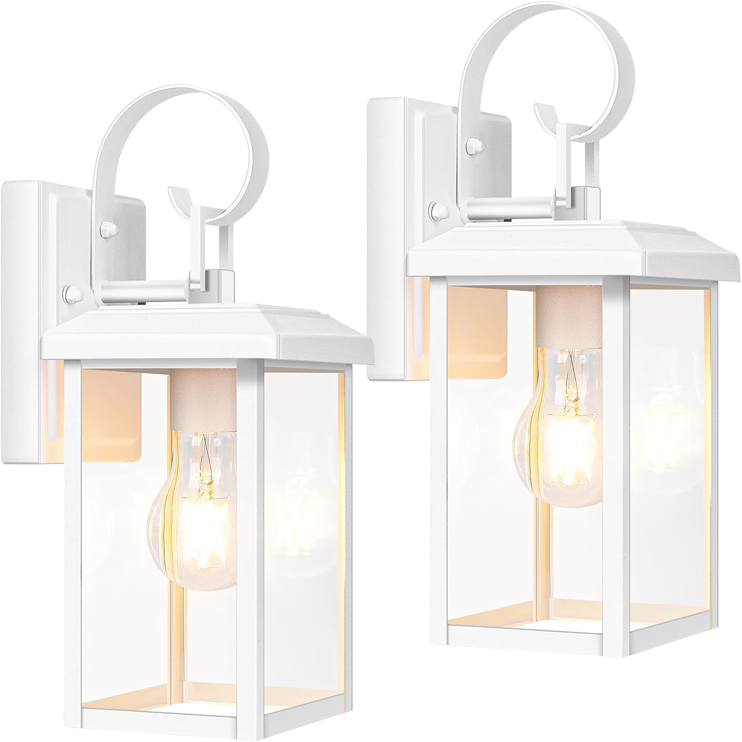 BesLowe 2-Pack Outdoor Wall Light Fixtures for Modern Homes