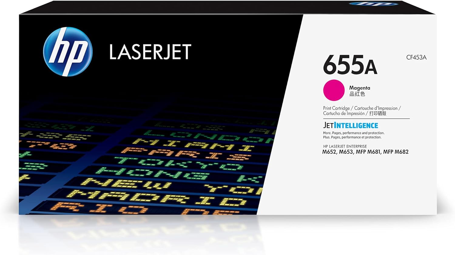 HP 655A Magenta Toner Cartridge for Reliable Printing Quality