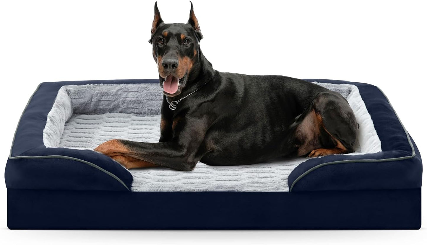 Orthopedic Dog Bed for Extra Large Dogs - Comfortable & Washable