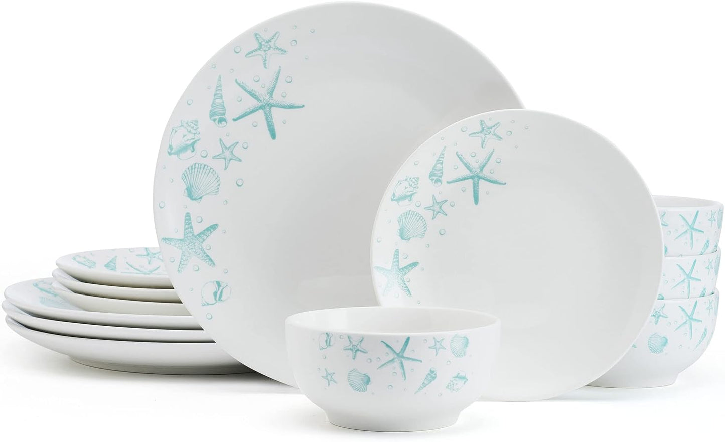 Studio Nova Tahiti Coastal Dinnerware Set for Beach Lovers