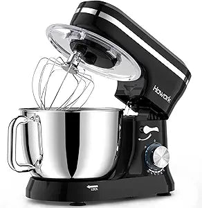 Howork Electric Stand Mixer with 10+ Speeds and 6.5QT Bowl