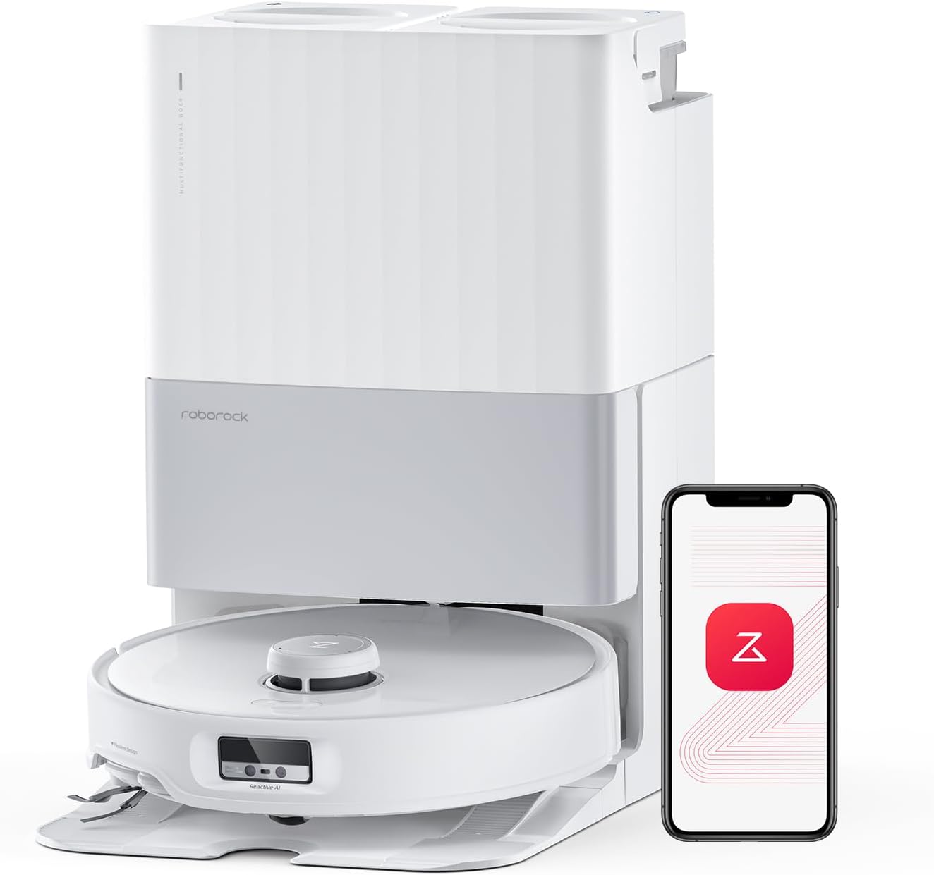 Roborock Qrevo Edge Robot Vacuum and Mop with 18,500Pa Suction