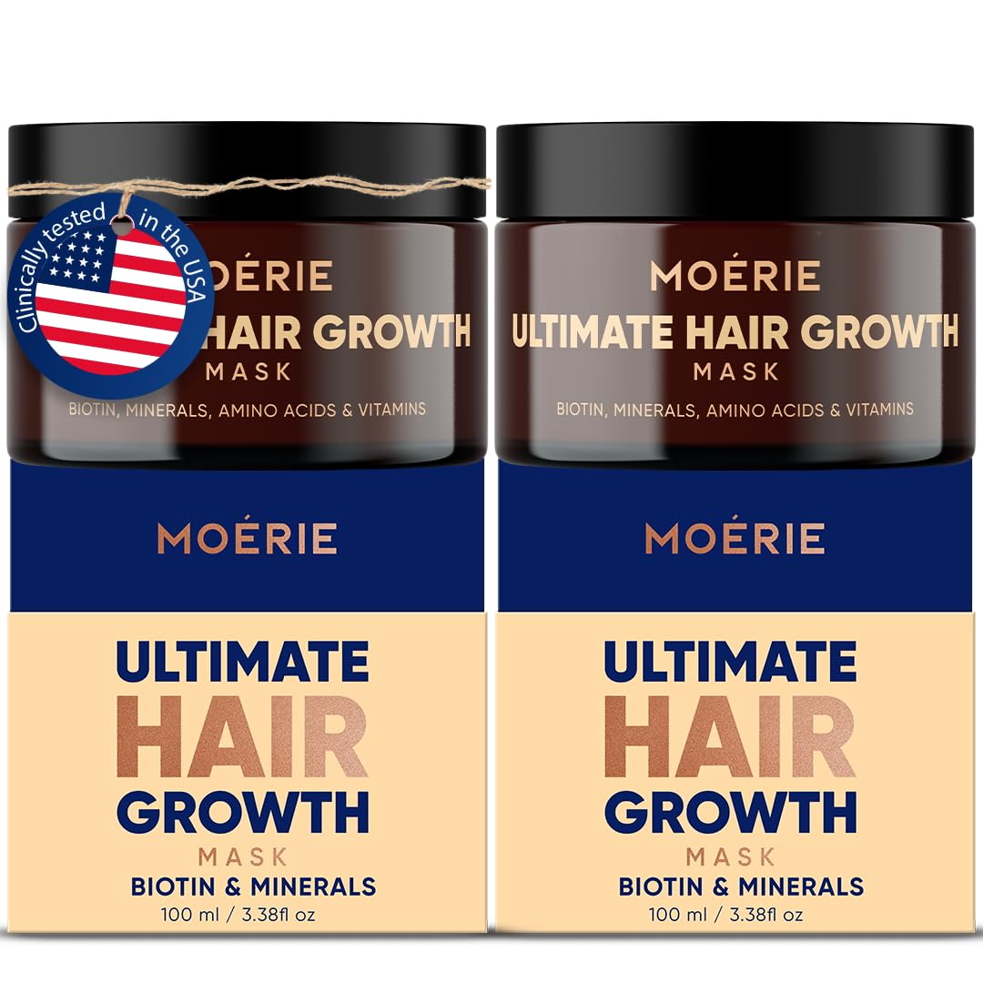 Moerie Hair Growth & Repair Mask for Thicker, Fuller Hair