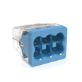 in-Sure Push-in Wire Conn 6-Port Blue, 200/Jar - Fast, Low-Force