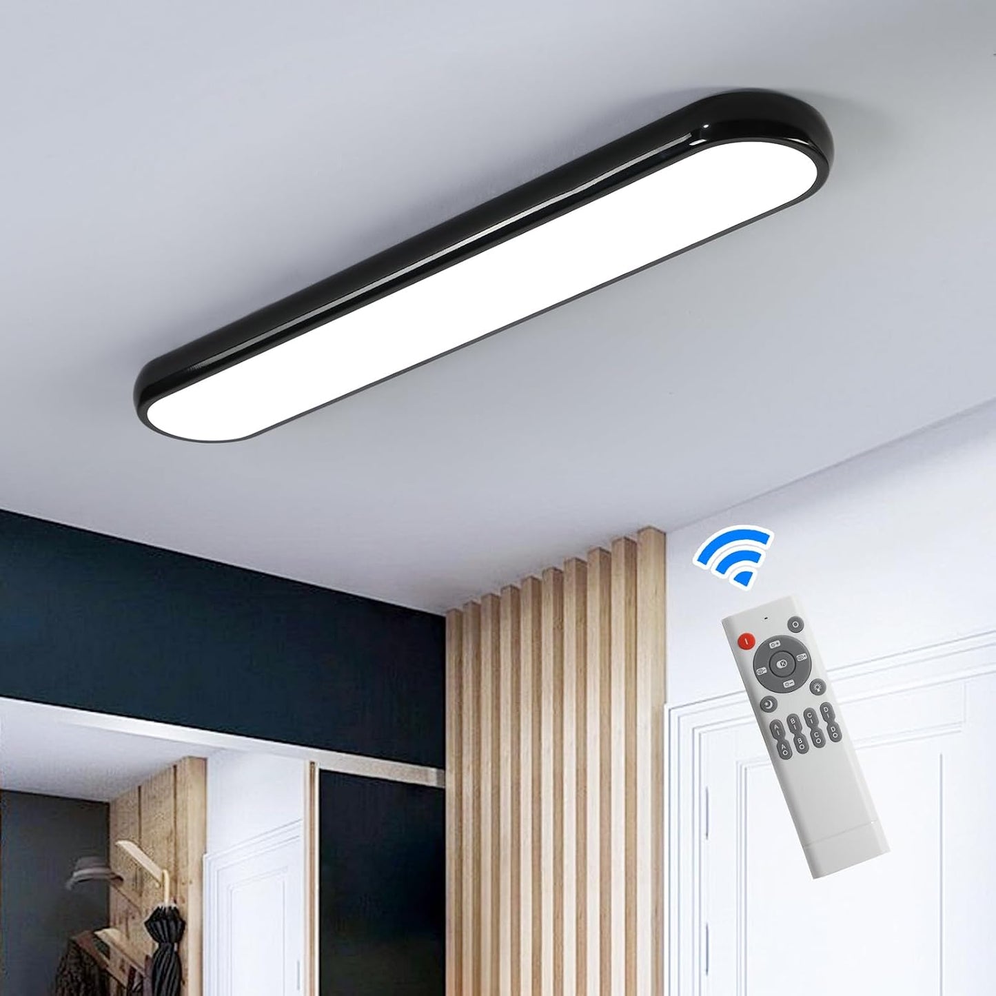 Modern LED Ceiling Light Fixture for Kitchen and Office Spaces