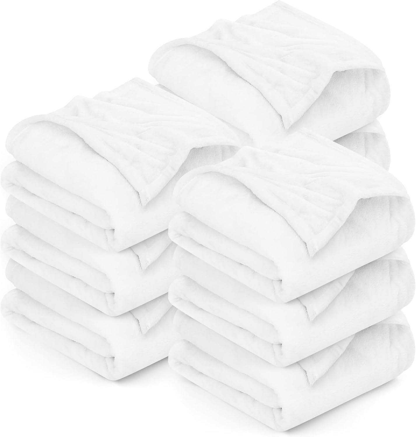 Utopia Bedding White 300GSM Fleece Blanket for Luxurious Comfort