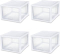 Sterilite 12-Pack 27 Quart Stacking Drawer - Clear Modular Storage