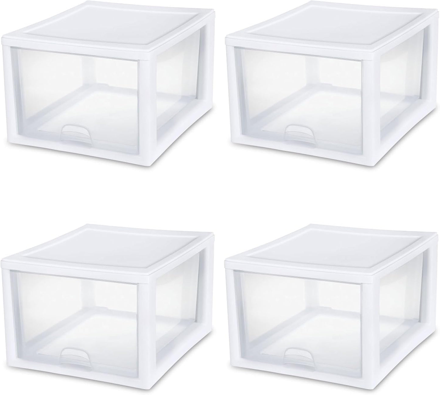 Sterilite 12-Pack 27 Quart Stacking Drawer for Organized Storage