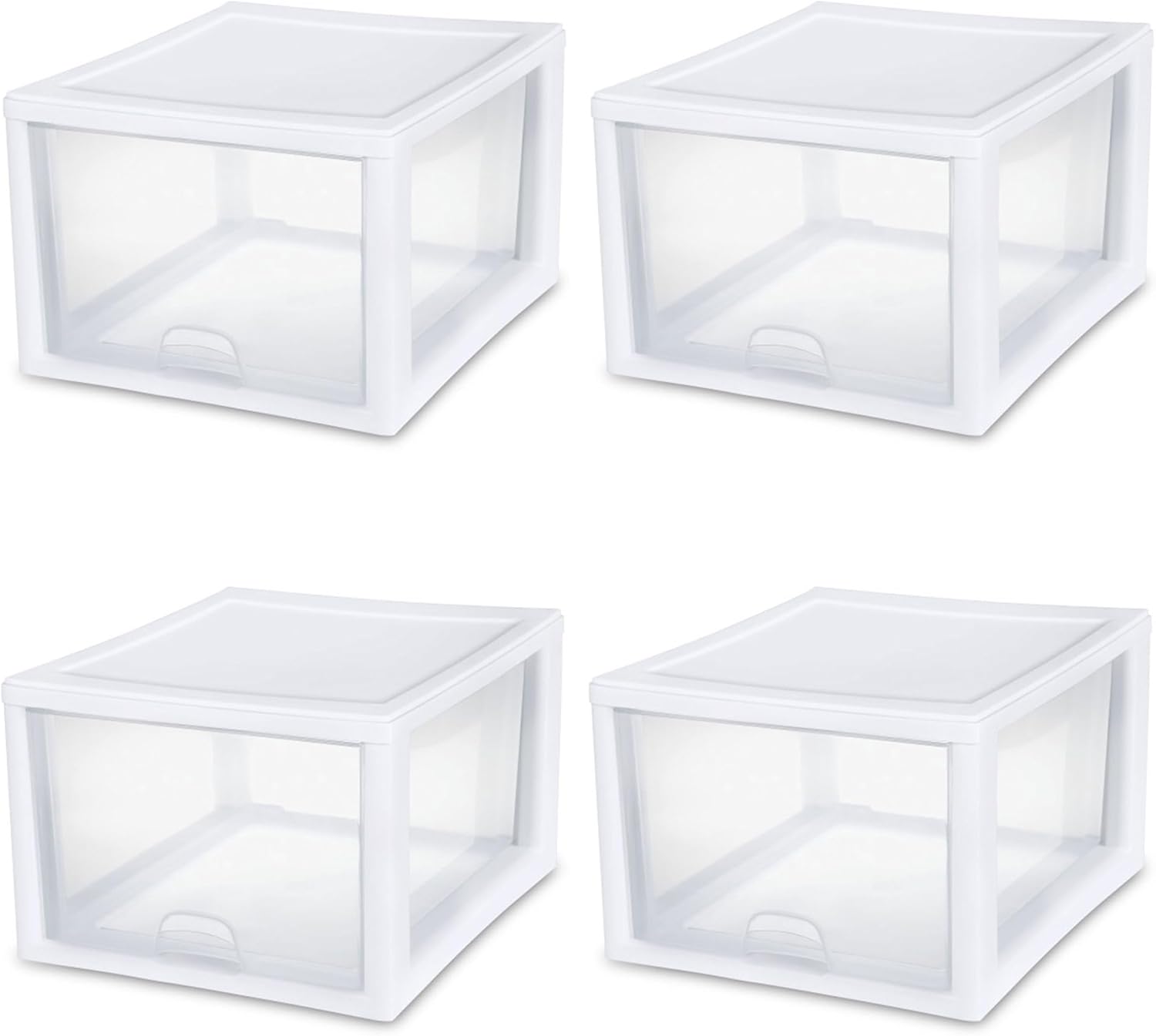 Sterilite 12-Pack 27 Quart Stacking Drawer for Organized Storage