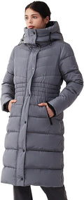 Women's Winter Parka Coat - Thickened Insulated Vegan Down Long Jacket