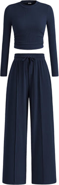 BTFBM Casual 2 Piece Sets For Women Fall Outfits - Cozy