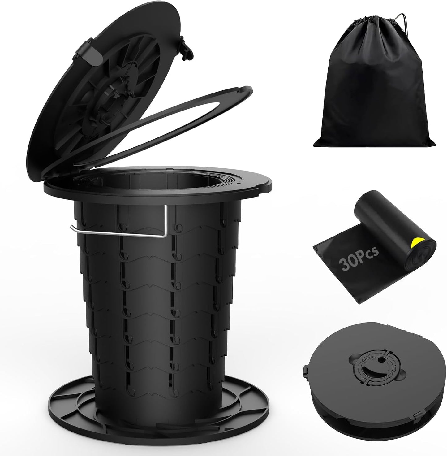 Portable Foldable Camping Toilet: Upgraded Travel Potty