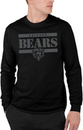 Junk Food Men's Carolina Panthers Stencil Block Long Sleeve T-Shirt