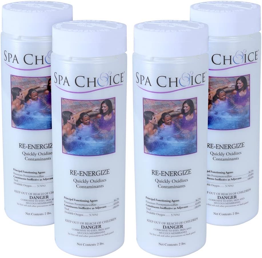 SpaChoice 2-Pounds 4-Pack Premium Re-Energize Spa Shock Review