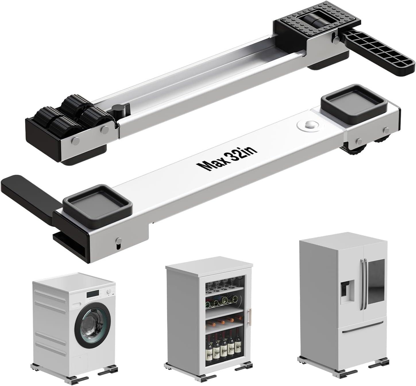 Heavy Duty Appliance Rollers for Easy Movement of Appliances