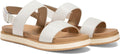 Coutgo Womens Flat Sandals Comfortable Arch Support Platform - Summer