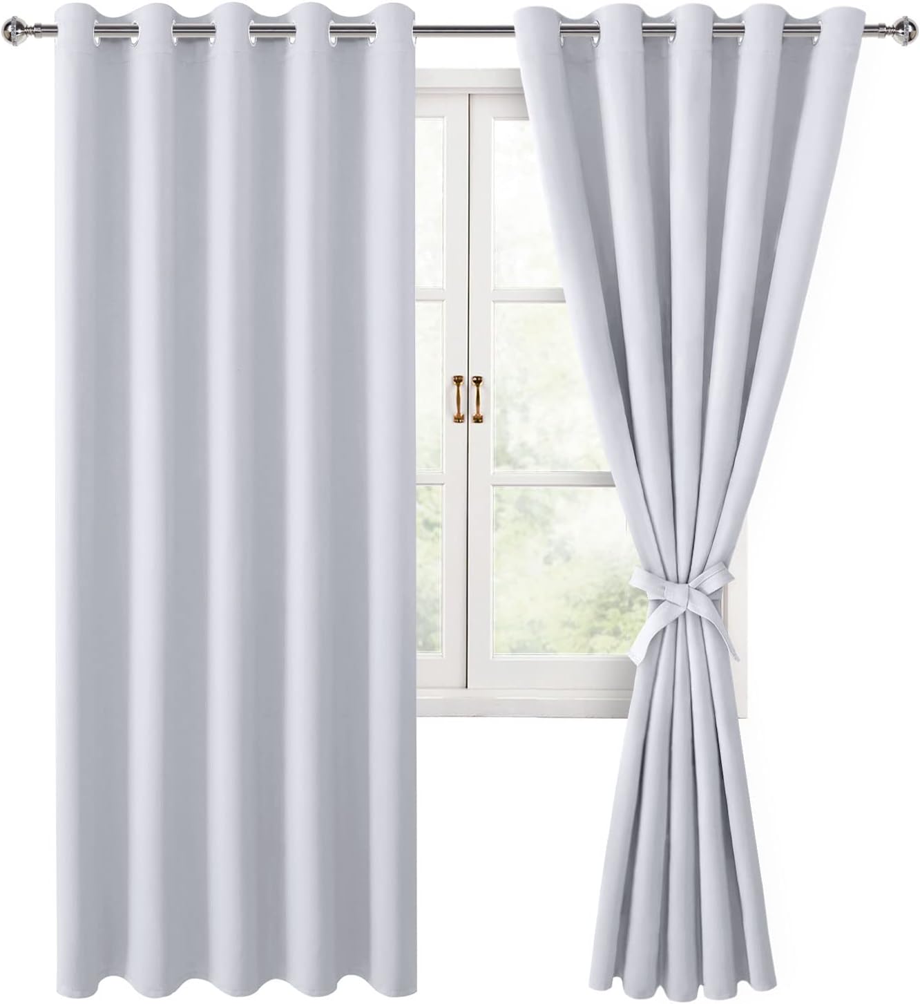 Hiasan Blackout Curtains for Bedroom - Thermal Insulated 60 x 84