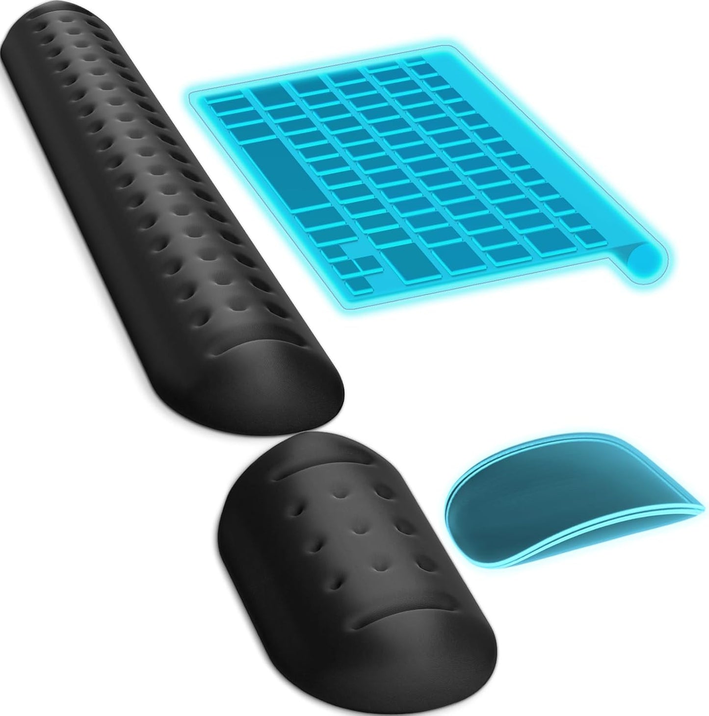 KTRIO Memory Foam Wrist Rest Set - Pain Relief Duo