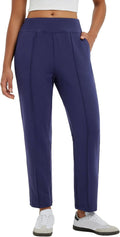 baleaf Womens Travel Stretch Ankle Golf Pants - Comfortable, Slim Fit