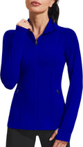 Women's Slim Fit Athletic Jacket Full Zip - PINSPARK Slim Fit