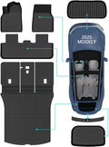 2025 Tesla Model Y Juniper TPE Floor Mats & Cargo Mat - Full Cover Fit