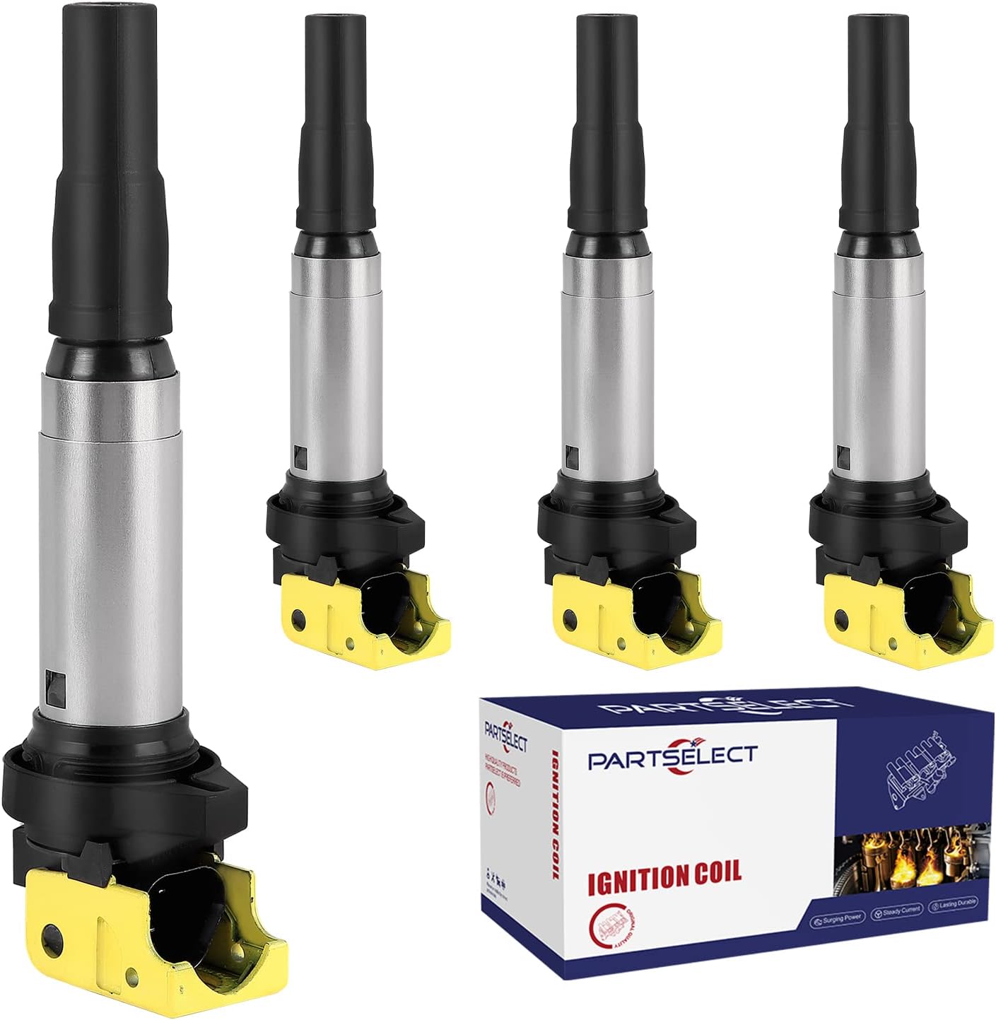4PCS Ignition Coil Pack UF598 C1692 for Mini Cooper 2007-2016