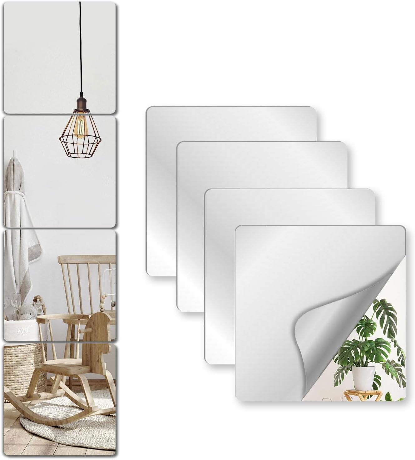 Unbreakable Mirror Tiles for Kids - Safe and Stylish Decor